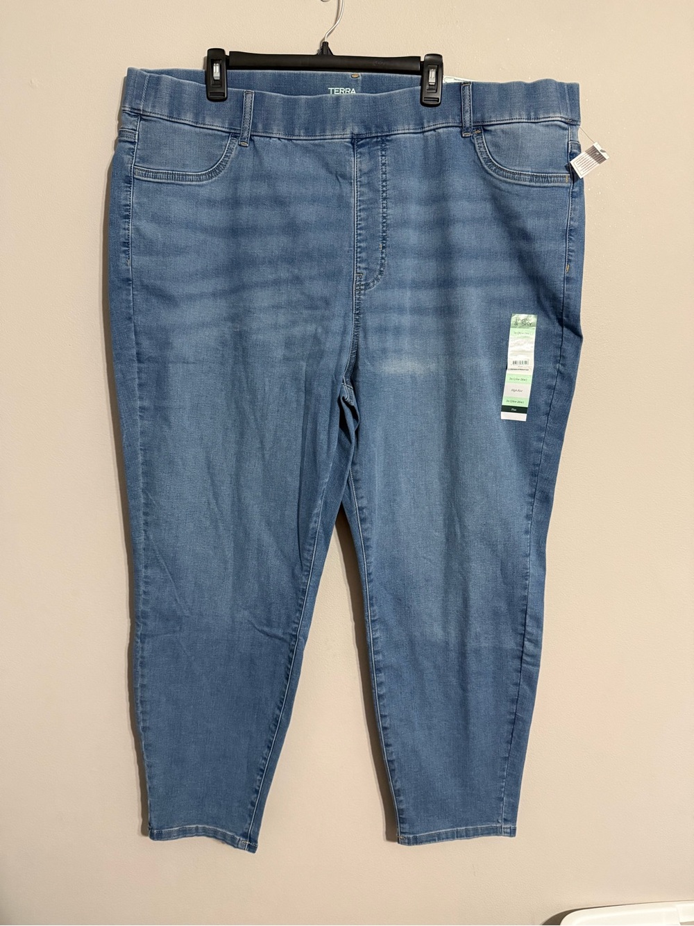 Terra & Sky Women’s Plus Skinny Jeggings 3x (24w-26w)